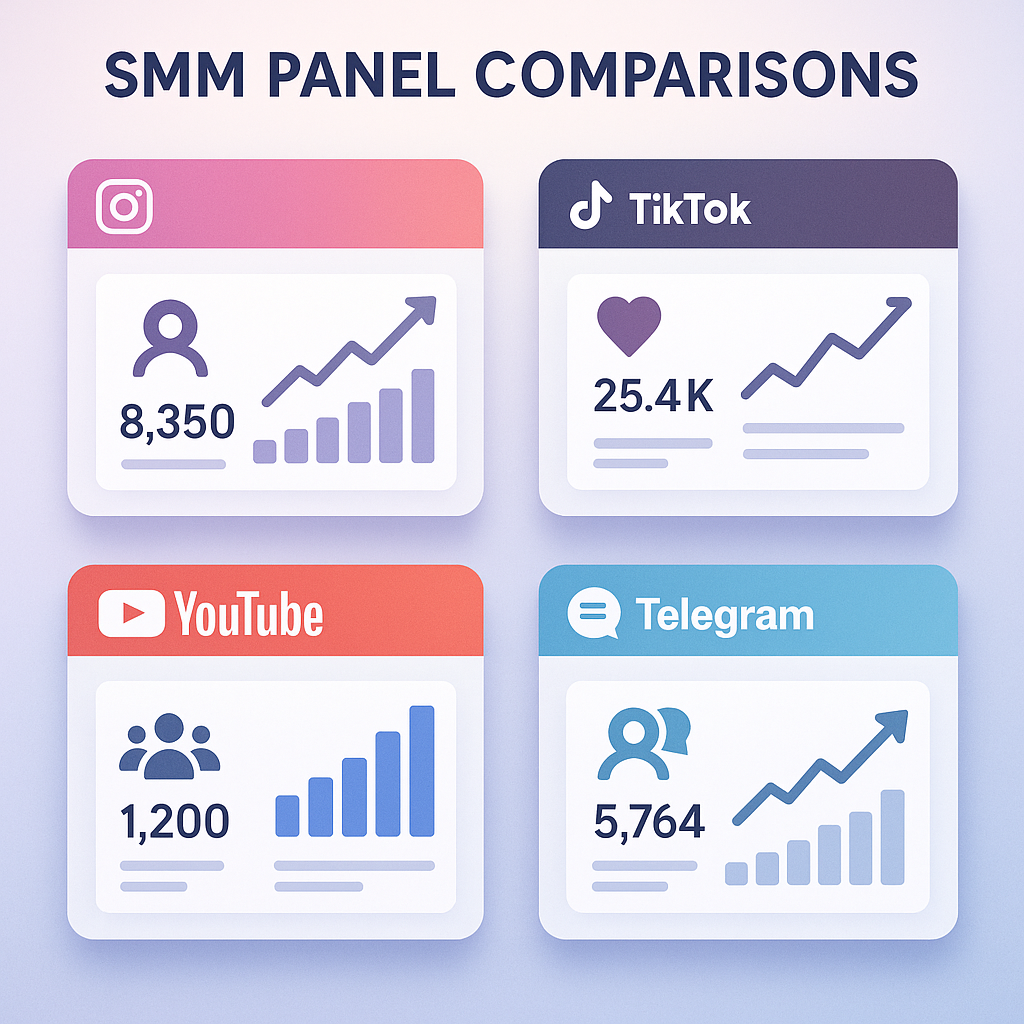 Comparing SMM Panels for Instagram, TikTok, and More