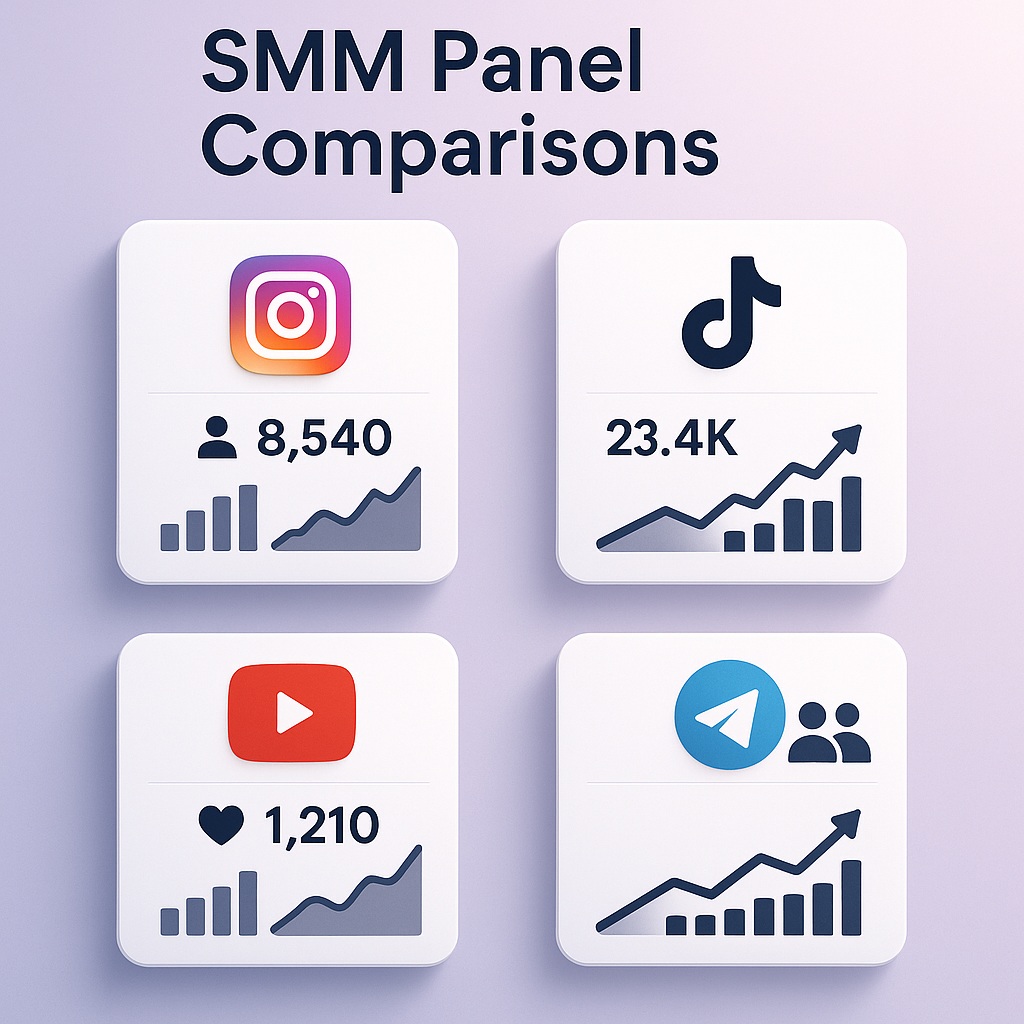 How to Compare SMM Panels USA for Social Media Growth